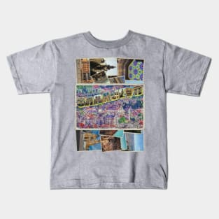 Greetings from Sarajevo in Bosnia and Herzegovina Vintage style retro souvenir Kids T-Shirt